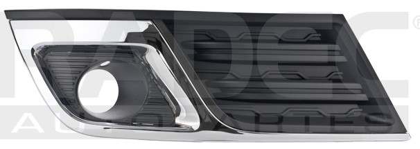 REJILLA FASCIA CV TRAVERSE 13-17 C/HOYO P/FARO DER