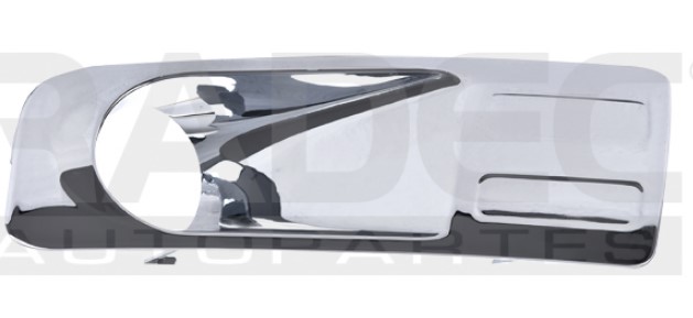REJILLA FASCIA FD FUSION 2006-2009 C/HOYO P/FARO CROMO LH
